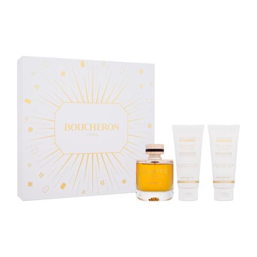 Boucheron Quatre Iconic dárková kazeta pro ženy parfémovaná voda 100 ml + tělové mléko 100 ml + sprchový gel 100 ml