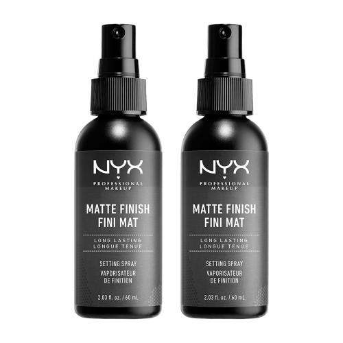 NYX Professional Makeup Matte Finish set pro ženy 2x fixátor make-upu 60 ml