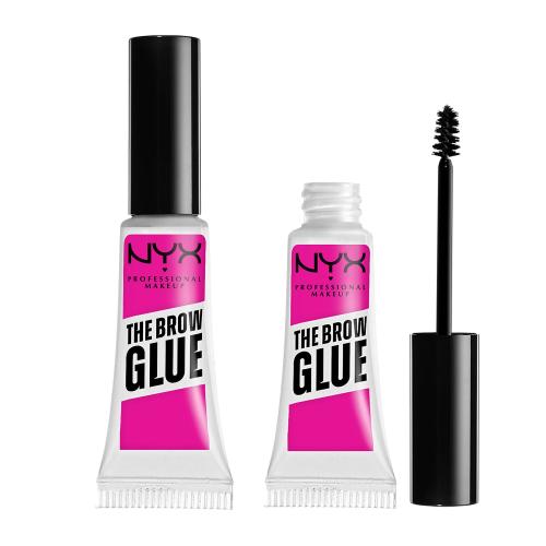 NYX Professional Makeup The Brow Glue Instant Brow Styler set pro ženy 2x gel a pomáda na obočí 5 g