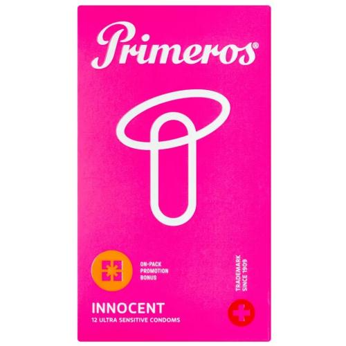 Primeros Innocent ultra tenké kondomy s vůní růží pro muže kondom 12 ks