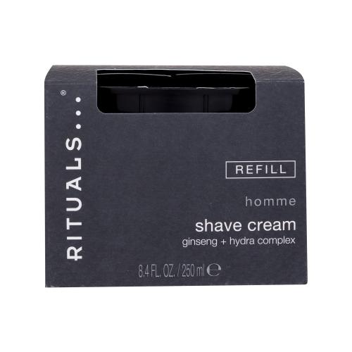 Rituals Homme Shave Cream 250 ml krém na holení s ženšenem a hydratačním komplexem Náplň pro muže