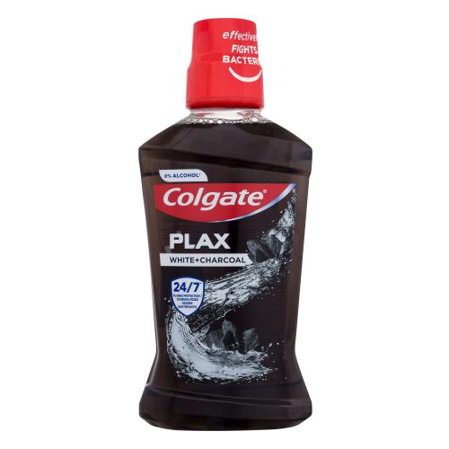 Colgate Plax White + Charcoal 500 ml bělicí ústní voda unisex