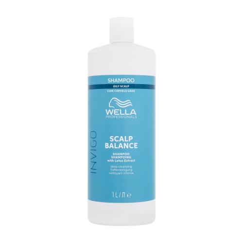 Wella Professionals Invigo Scalp Balance Oily Scalp Shampoo 1000 ml hloubkově čisticí šampon pro mastné vlasy pro ženy