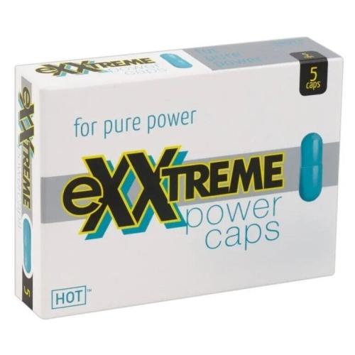 Hot eXXtreme Power Caps afrodiziakální tablety pro muže tablety 5 ks