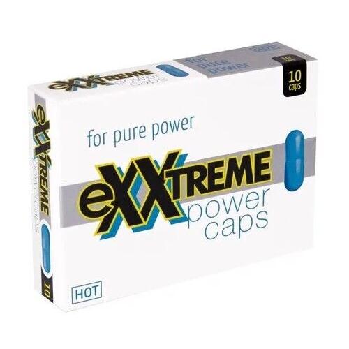 Hot eXXtreme Power Caps afrodiziakální tablety pro muže tablety 10 ks
