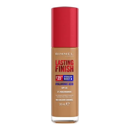 Rimmel London Lasting Finish 35H SPF20 30 ml dlouhotrvající hydratační make-up pro ženy 403 Golden Caramel
