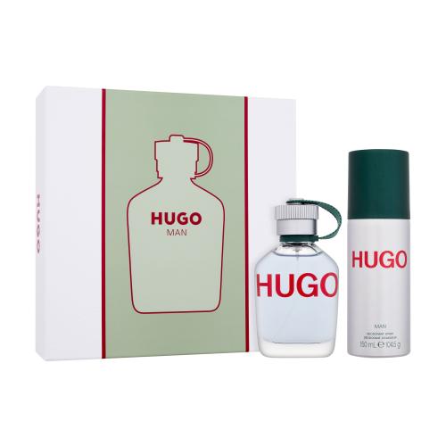 HUGO BOSS Hugo Man SET3 dárková kazeta pro muže toaletní voda 75 ml + deodorant 150 ml