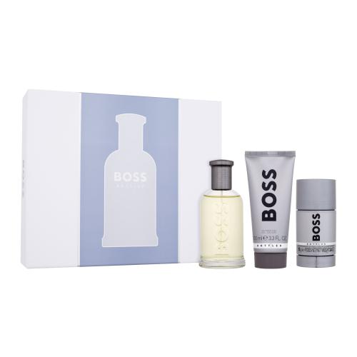 HUGO BOSS Boss Bottled dárková kazeta pro muže toaletní voda 100 ml + sprchový gel 100 ml + deostick 75 ml