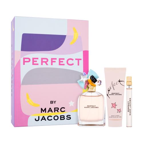 Marc Jacobs Perfect SET3 dárková kazeta pro ženy parfémovaná voda 100 ml + tělové mléko 75 ml + parfémovaná voda 10 ml