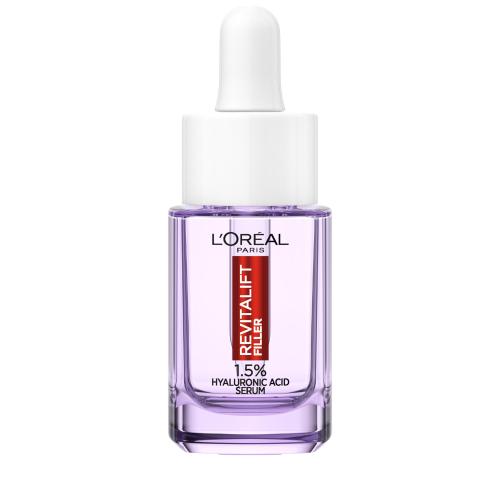 L'Oréal Paris Revitalift Filler 1.5% Hyaluronic Acid Serum 15 ml intenzivně hydratační pleťové sérum pro vyplnění vrásek pro ženy