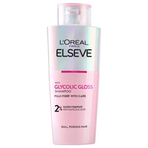 L'Oréal Paris Elseve Glycolic Gloss Shampoo 200 ml obnovující šampon pro lesklé vlasy pro ženy