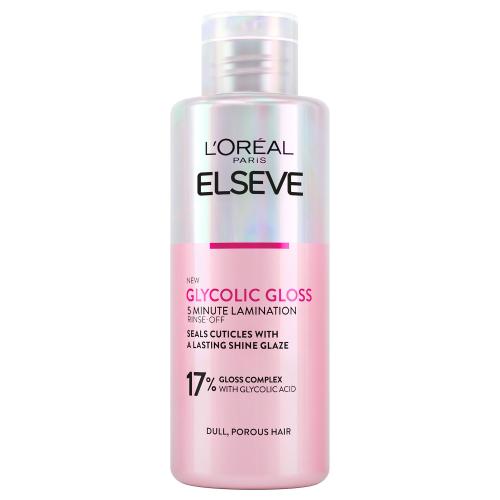 L'Oréal Paris Elseve Glycolic Gloss 5 Minute Lamination 200 ml obnovující péče pro lesklé vlasy pro ženy