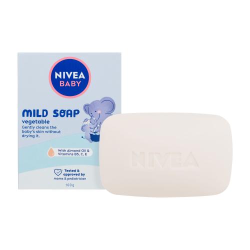 Nivea Baby Mild Soap 100 g jemné tuhé mýdlo pro děti