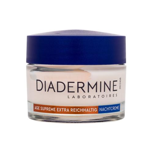 Diadermine Age Supreme Extra Rich Revitalizing Night Cream 50 ml vyživující a obnovující noční pleťový krém pro ženy