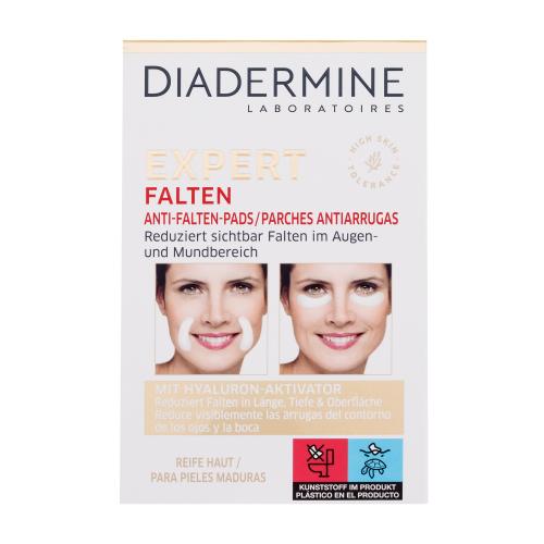 Diadermine Expert Anti-Wrinkle-Pads náplasti proti vráskám kolem očí a úst pro ženy náplasti proti vráskám 12 ks