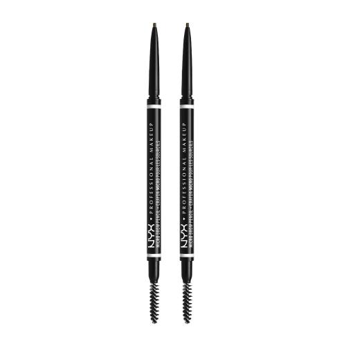 NYX Professional Makeup Micro Brow Pencil set pro ženy 2x tužka na obočí 0,09 g Odstín 05 Ash Brown