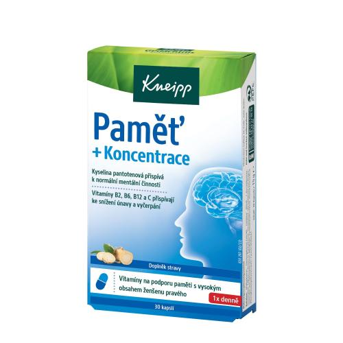 Kneipp Memory + Concentration 30 ks doplněk stravy pro podporu paměti a koncentrace unisex