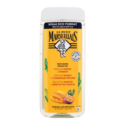Le Petit Marseillais Extra Gentle Shower Gel Organic Mango & Passion 650 ml hydratační sprchový gel unisex