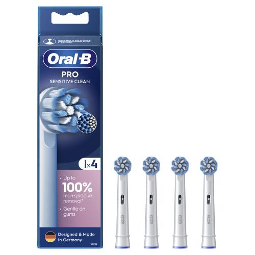 Oral-B Pro Sensitive Clean náhradní hlavice na elektrický zubní kartáček unisex 4 ks náhradních hlavic