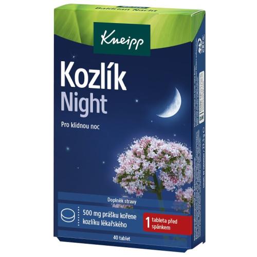 Kneipp Valerian Night 40 ks doplněk stravy pro klidný spánek unisex