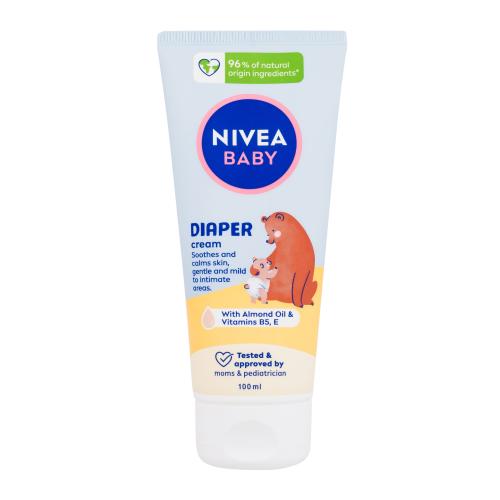 Nivea Baby Diaper Cream 100 ml zklidňující krém na oblast plenek pro děti