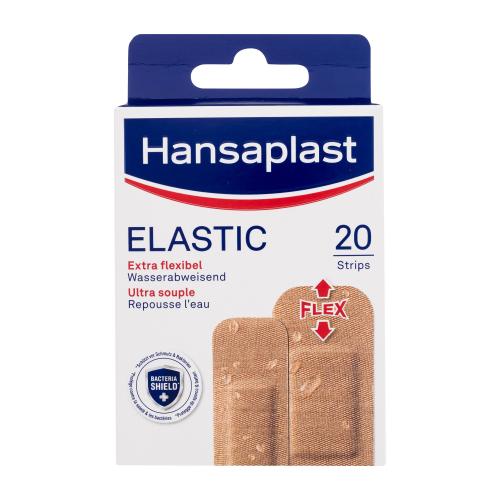 Hansaplast Elastic Extra Flexible Plaster extra flexibilní a voděodolné náplasti unisex 20 ks náplastí