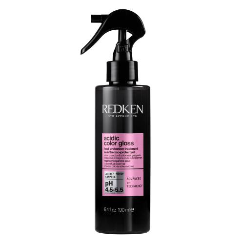 Redken Acidic Color Gloss Heat Protection Treatment 190 ml bezoplachový sprej pro tepelnou ochranu vlasů pro ženy