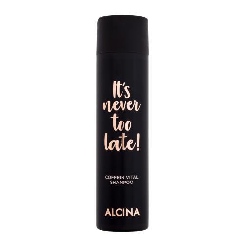 ALCINA It´s Never Too Late! Coffein Vital Shampoo 250 ml kofeinový revitalizační šampon pro ženy