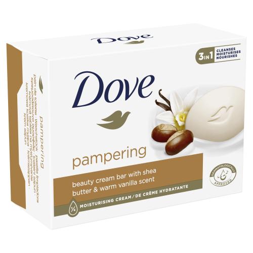 Dove Pampering Beauty Cream Bar 90 g hydratační a vyživující tuhé mýdlo pro ženy