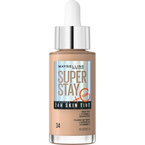 Maybelline Superstay 24H Skin Tint + Vitamin C 30 ml lehký make-up s vitamínem c pro ženy 34