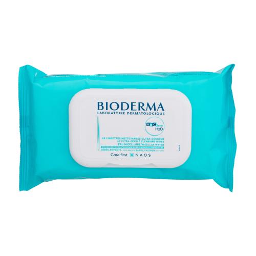 BIODERMA ABCDerm H2O Micellar Wipes čisticí ubrousky pro děti čisticí ubrousky 60 ks
