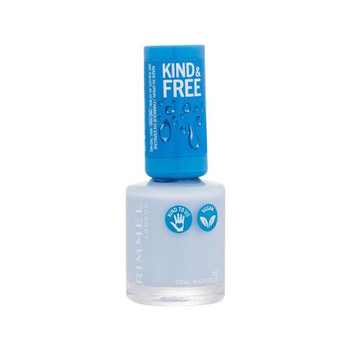 Rimmel London Kind & Free 8 ml lak na nehty pro ženy 152 Tidal Wave Blue