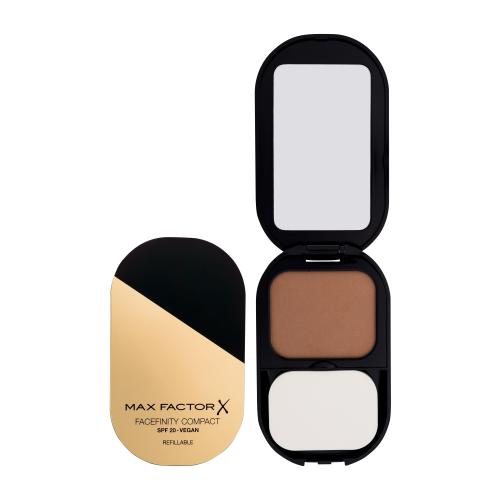 Max Factor Facefinity Compact SPF20 10 g voděodolný pudrový make-up s uv ochranou pro ženy 009 Caramel