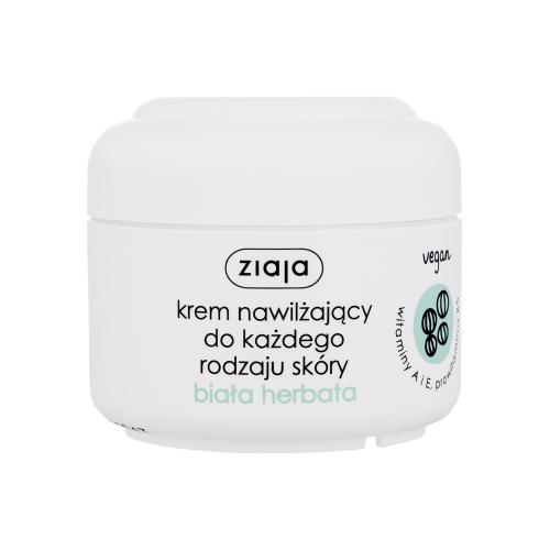Ziaja White Tea Moisturizing Face Cream 50 ml lehký hydratační krém s extraktem z bílého čaje pro ženy