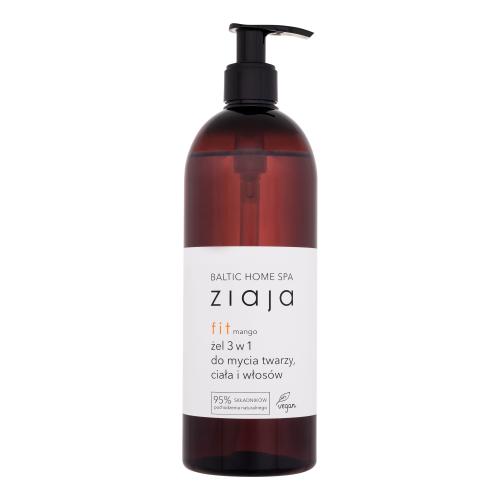 Ziaja Baltic Home Spa Fit Shower Gel & Shampoo 3 in 1 500 ml sprchový gel na obličej, tělo a vlasy pro ženy