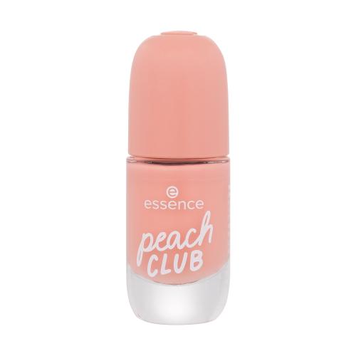 Essence Gel Nail Colour 8 ml rychleschnoucí lak na nehty s lesklým efektem pro ženy 68 Peach Club