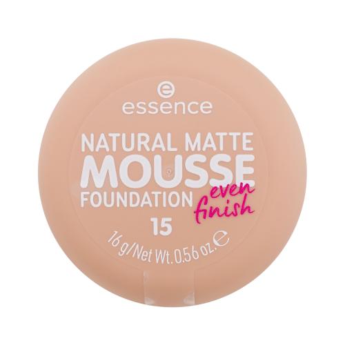 Essence Natural Matte Mousse 16 g pěnový make-up pro matný vzhled pro ženy 15