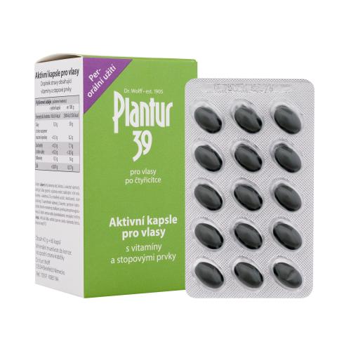 Plantur 39 Active Capsules For Hair 60 ks aktivní kapsle pro zdravé vlasy pro ženy
