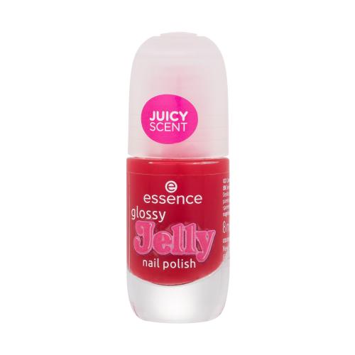 Essence Glossy Jelly 8 ml lak na nehty s ovocnou vůní pro ženy 02 Candy Gloss