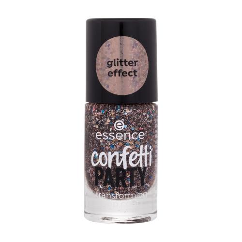 Essence Confetti Party Transforming Top Coat 8 ml krycí lak na nehty s barevnými třpytkami pro ženy
