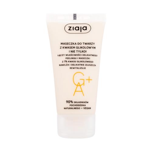 Ziaja Face Mask + Scrub With Glycolic Acid 55 ml hydratační a exfoliační pleťová maska pro ženy
