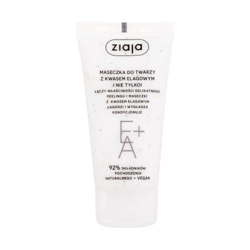 Ziaja Face Mask + Scrub With Elagic Acid 55 ml zklidňující, vyhlazující a exfoliační pleťová maska pro ženy