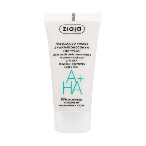 Ziaja Face Mask + Scrub With Fruit Acids 55 ml osvěžující, čisticí a exfoliační pleťová maska pro minimalizaci pórů pro ženy