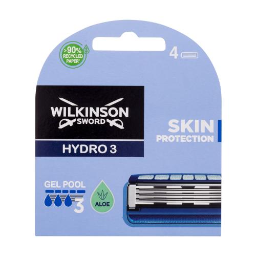 Wilkinson Sword Hydro 3 náhradní hlavice na holicí strojek pro muže náhradní břit 4 ks