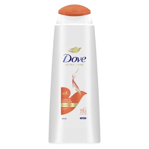 Dove Ultra Care Long & Radiant 400 ml vyživující šampon pro dlouhé vlasy pro ženy
