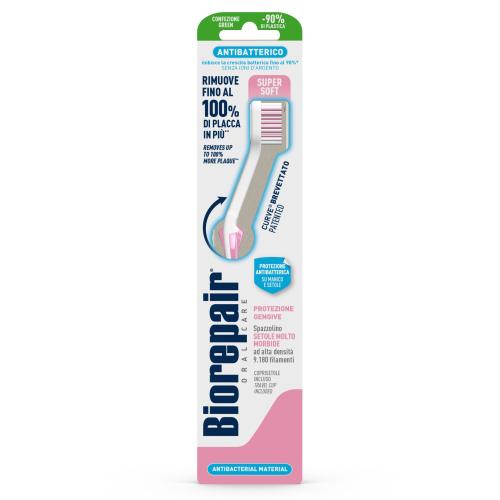 Biorepair Antibacterial Toothbrush Super Soft 1 ks antibakteriální zubní kartáček unisex