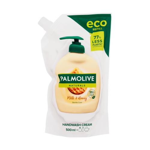 Palmolive Naturals Milk & Honey Handwash Cream 500 ml tekuté mýdlo na ruce s medovou vůní Náplň unisex