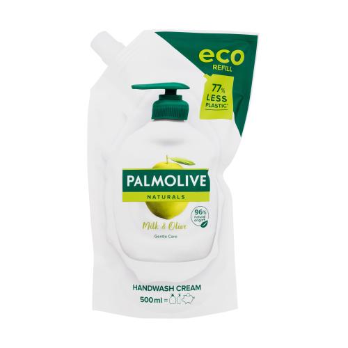 Palmolive Naturals Milk & Olive Handwash Cream 500 ml tekuté mýdlo na ruce s vůní oliv Náplň unisex
