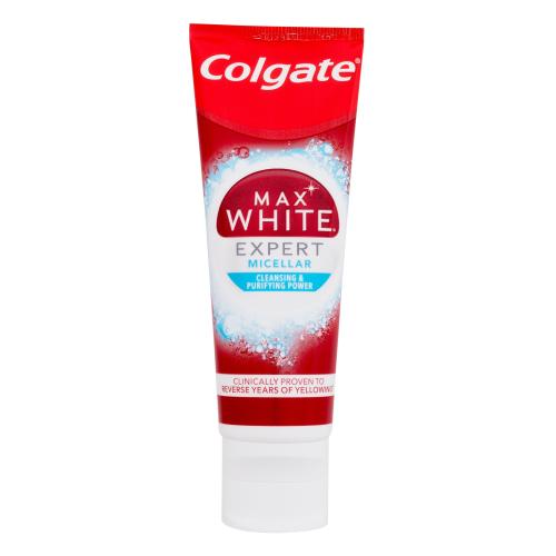 Colgate Max White Expert Micellar 75 ml bělicí zubní pasta s micelární technologií unisex