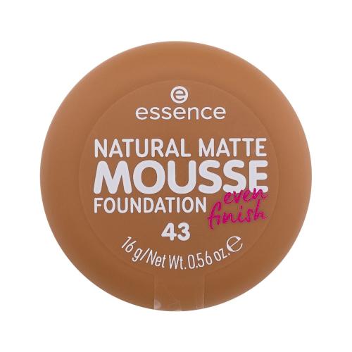 Essence Natural Matte Mousse 16 g pěnový make-up pro matný vzhled pro ženy 43